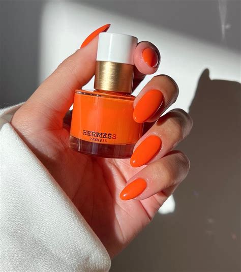 hermes bangle nail polish|Hermes nail polish orange poppy.